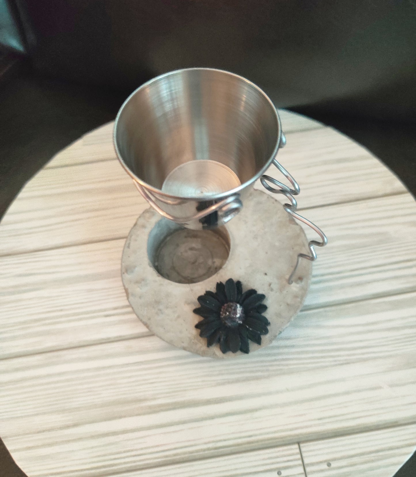 Rustic Cement Wax Warmer