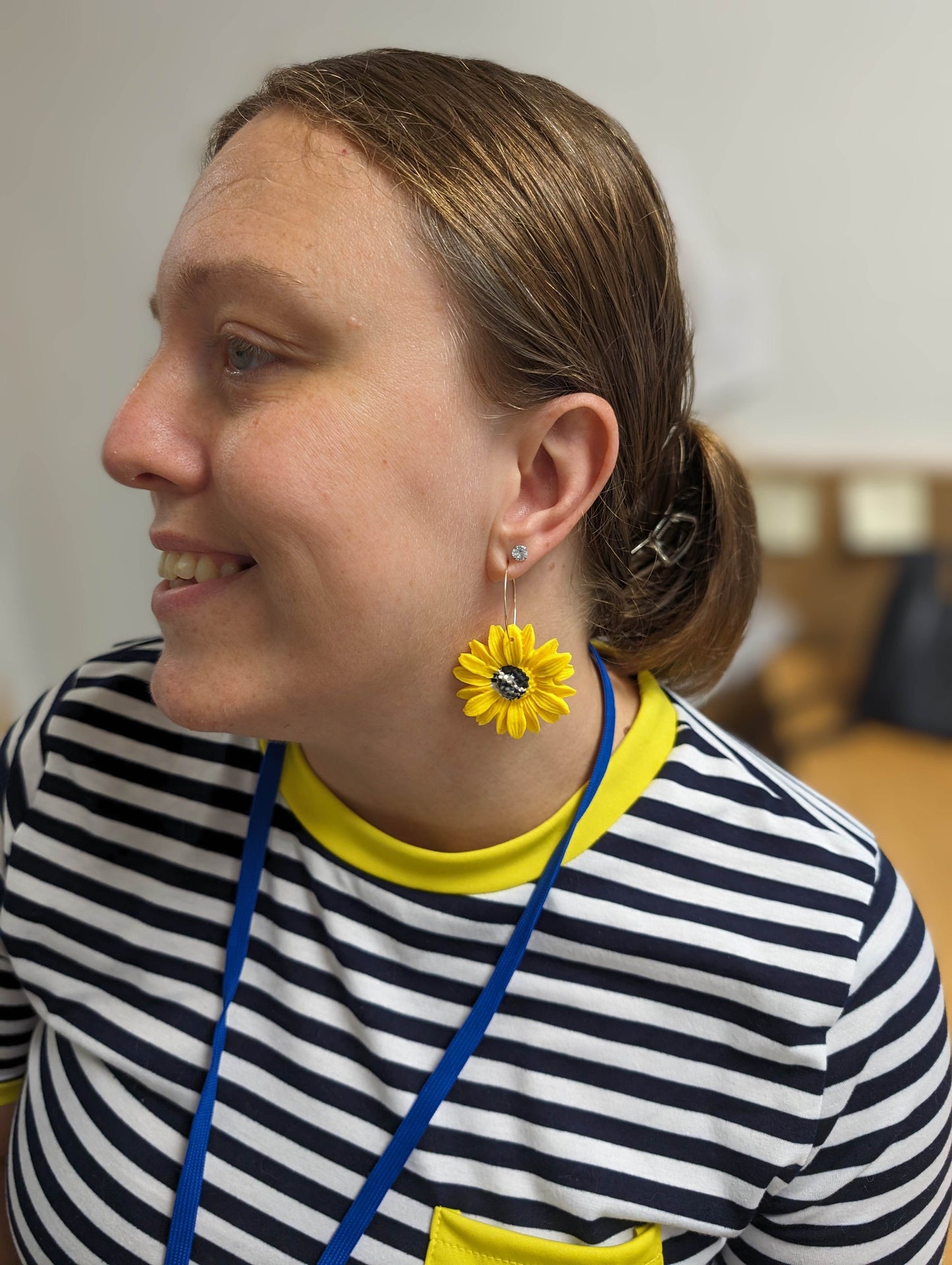 Yellow Daisies | Polymer Clay | Spring Dress Earrings | Summer Earrings |Yellow Flower Earrings