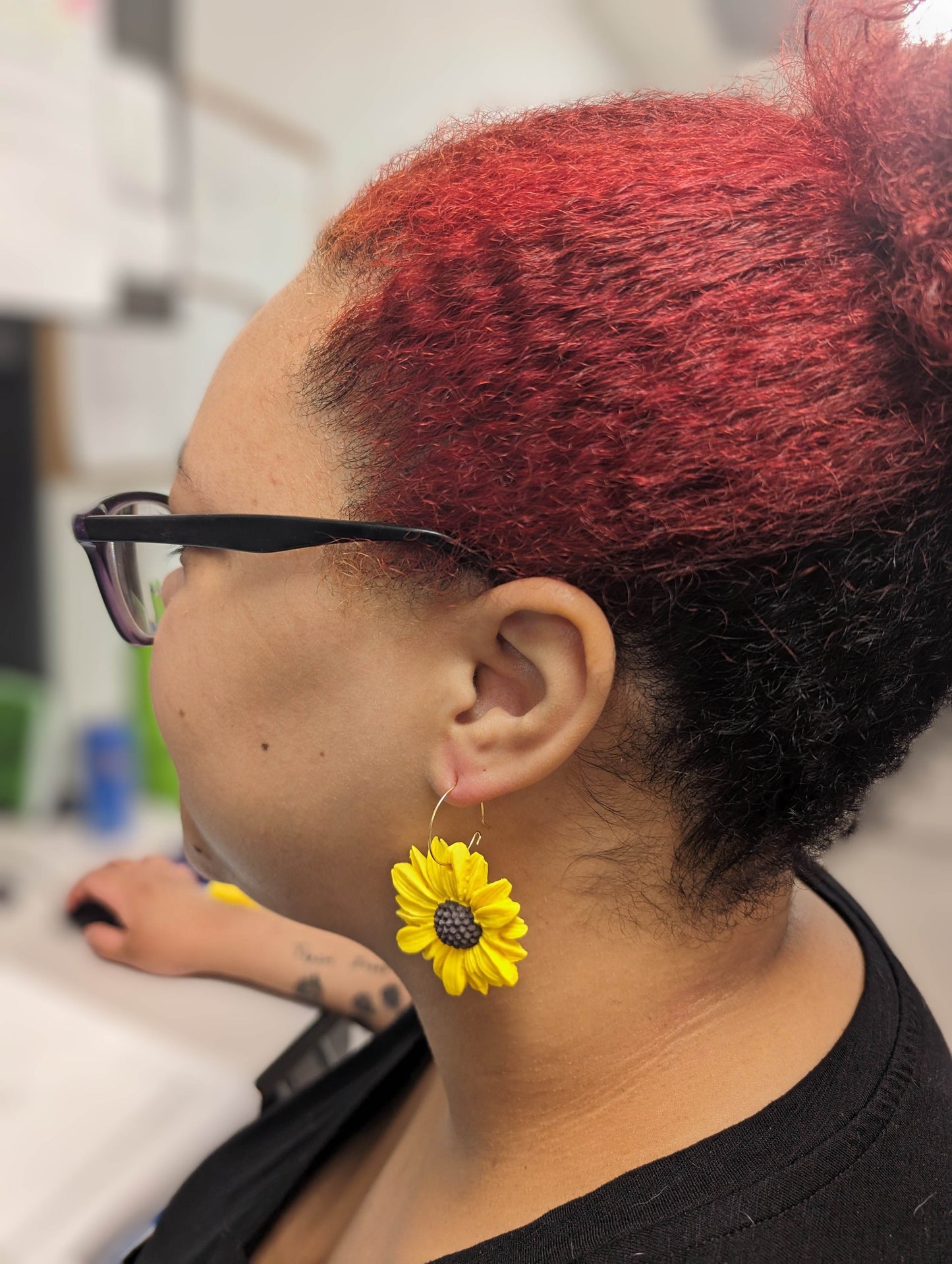 Yellow Daisies | Polymer Clay | Spring Dress Earrings | Summer Earrings |Yellow Flower Earrings